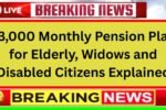 Big Relief in 2026: ₹3,000 Monthly Pension Plan for Elderly, Widows and Disabled Citizens Explained